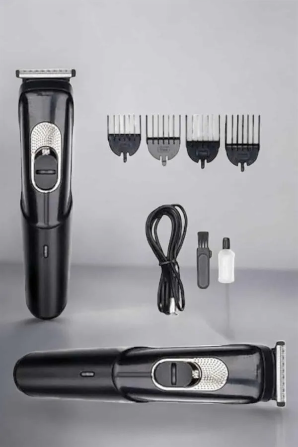 Saç Sakal Vücut Şarjlı Kablosuz Tıraş Makinesi Profesyonel Paslanmaz Çelik