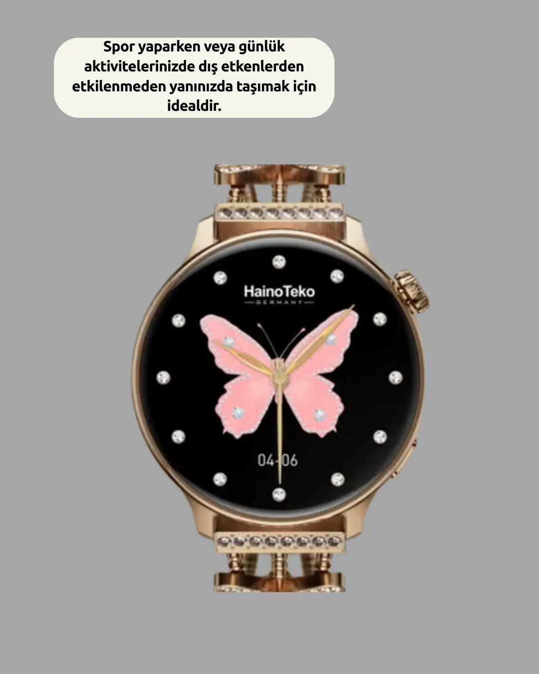 Akıllı Saat – Kalp Atış Takipli, Spor Modlu, Uzun Pil Ömürlü