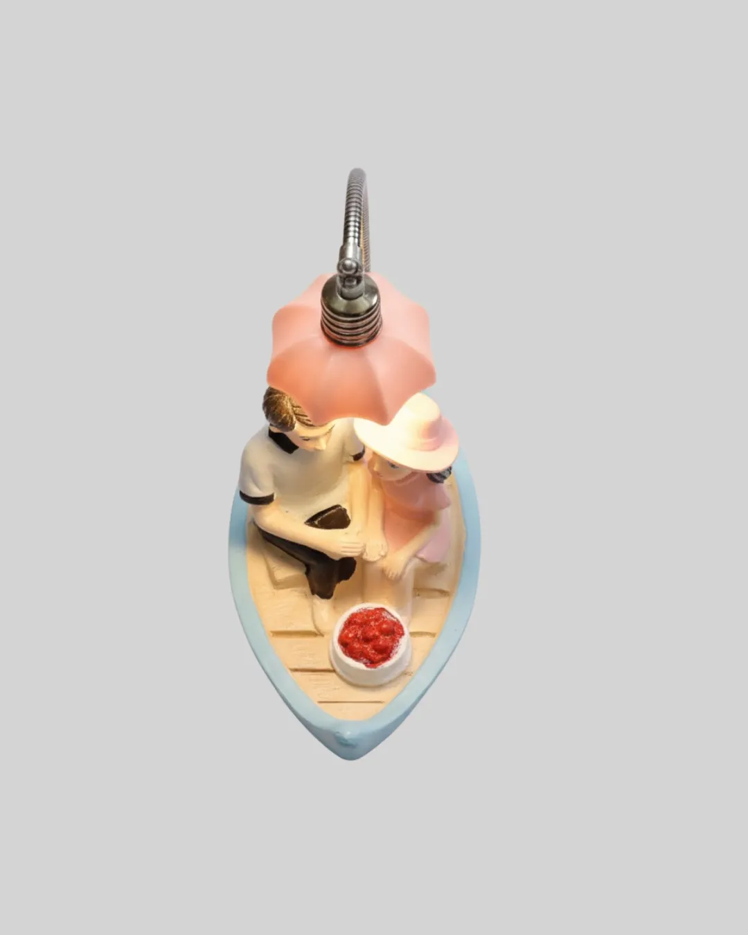 Sevgililer Günü İçin Romantik Çift Figürlü Dekoratif Gece Lambası