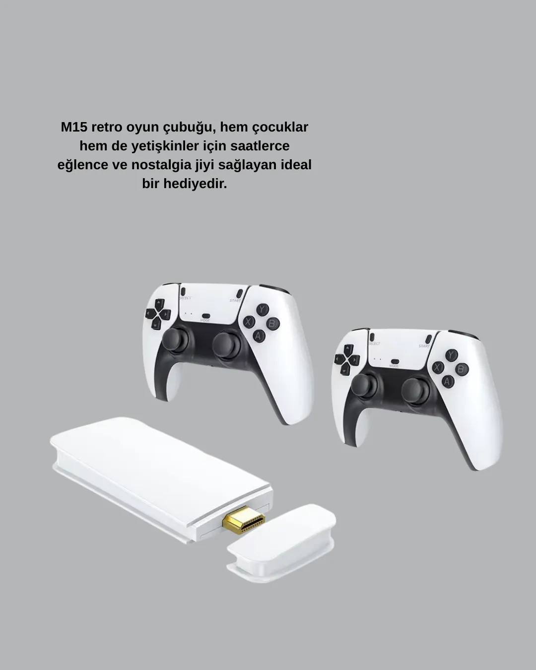 M15 Video Oyun Konsolu 20 Emülatör Destekli 64GB Bellekli