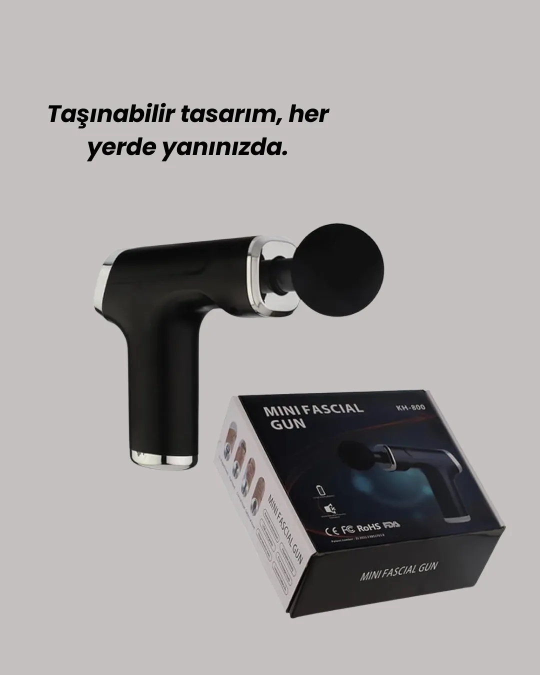 Sessiz Çalışan Taşınabilir Kas Masaj Aleti