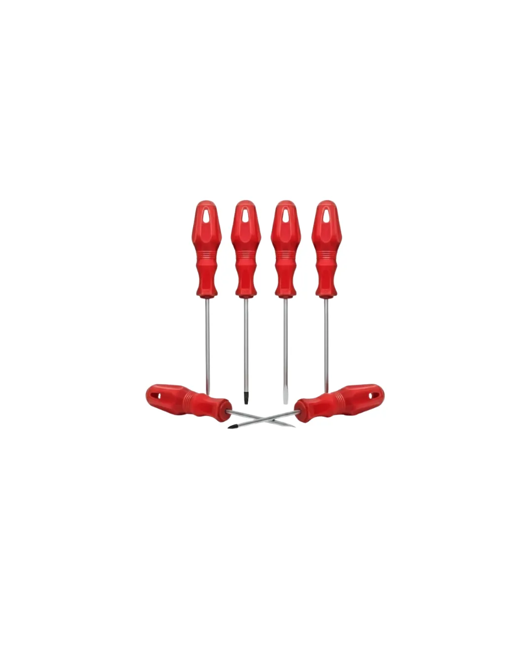 Düz ve Yıldız Başlıklı 7li Tornavida Seti Ergonomik Tutma