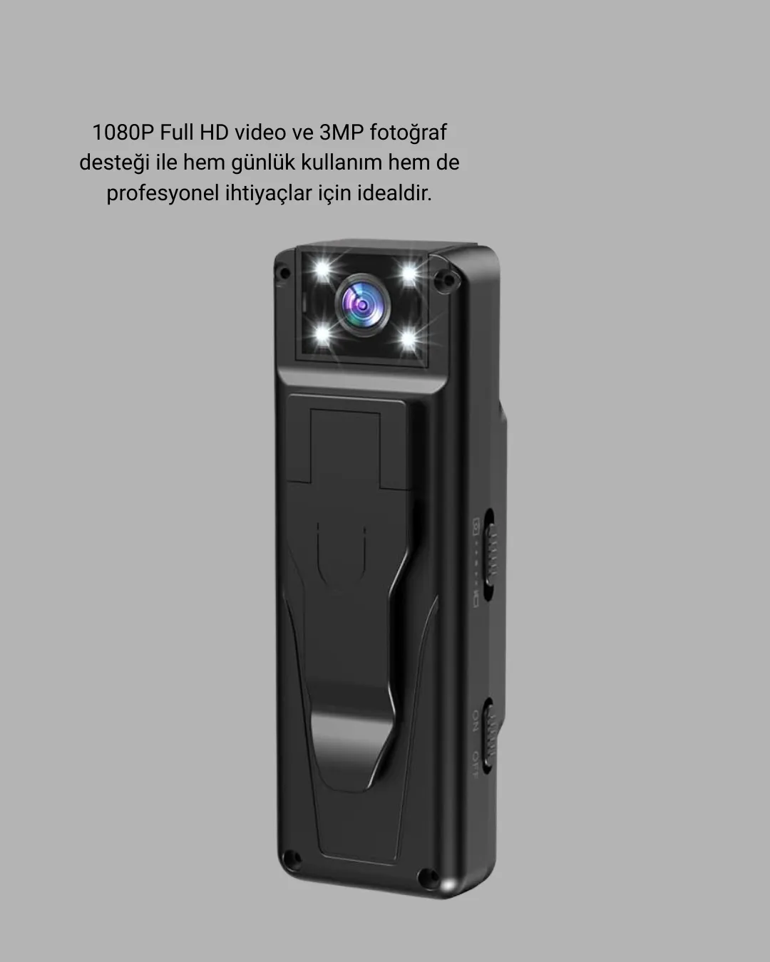 180° Döner Lensli Mini Kamera 1080P Full HD Hareket Algılama 1200mAh