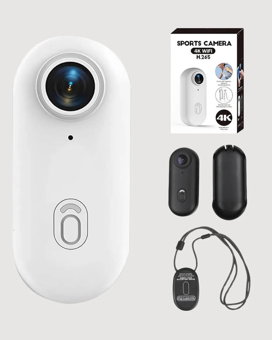 Şarj Edilebilir Uzun Ömürlü Mini Spor Kamera Full HD