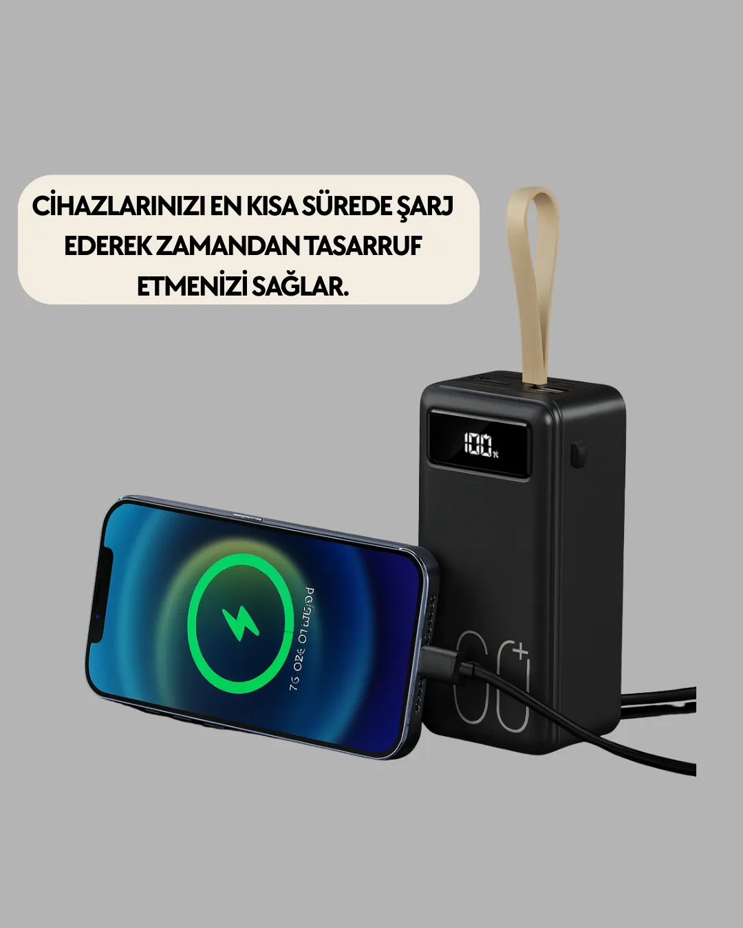 Seyahat ve Kamp İçin Portatif Güç Kaynağı Powerbank