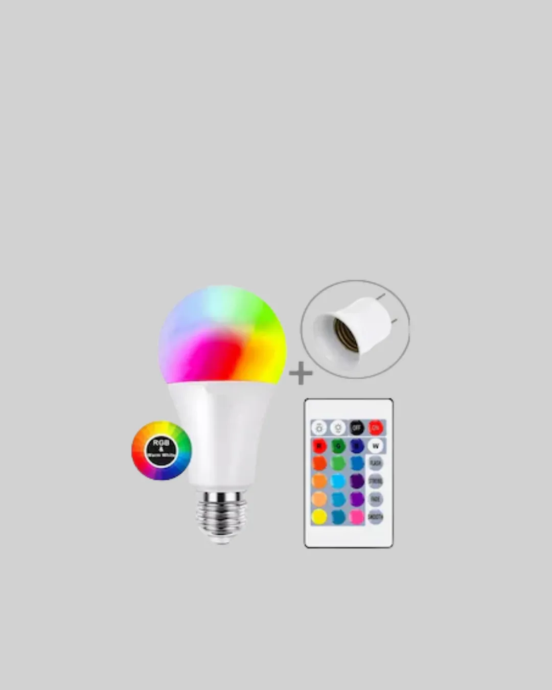 Uzaktan Kumandalı Akıllı LED Ampul, Enerji Tasarruflu