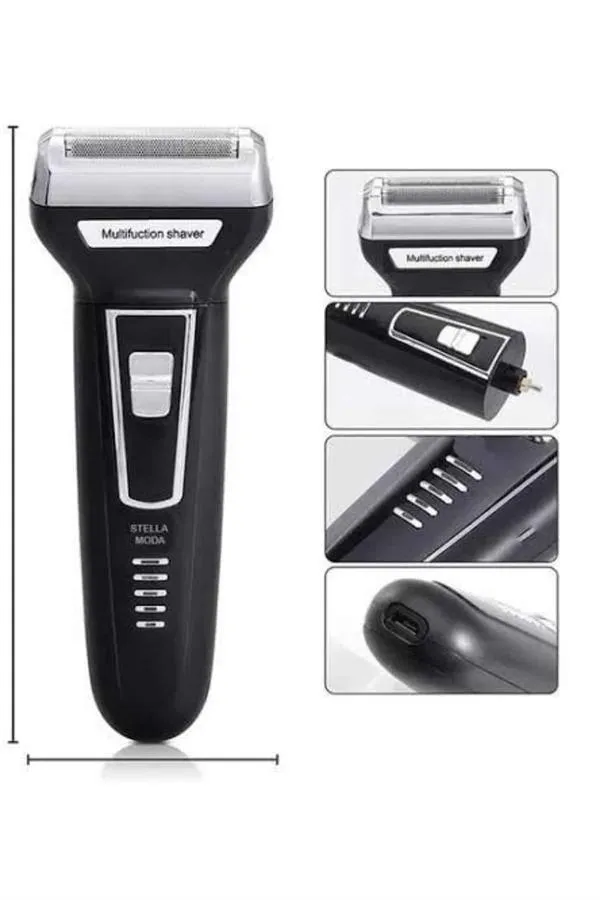 3'lü Set Saç Sakal Kesme Traş Makinesi Burun Kılı Alma Tıraş Makinesi