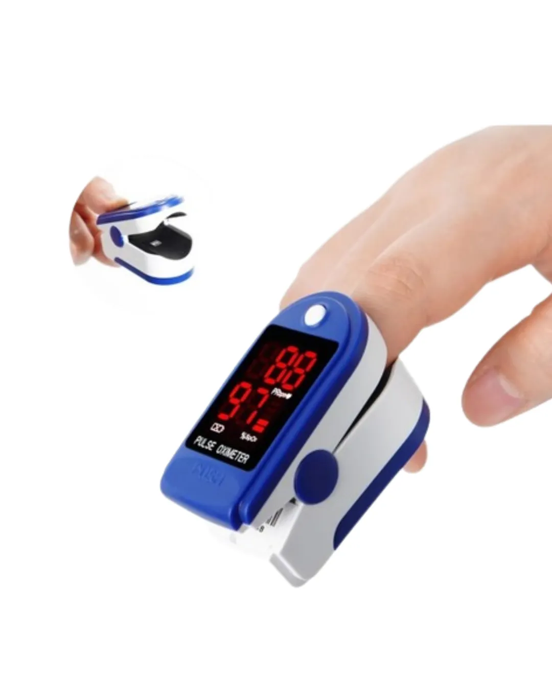 Kolay Kullanımlı Parmak Tipi Pulse Oksimetre Ev Tipi Kullanım