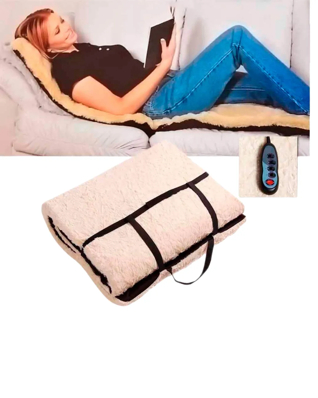 Full Body Masaj Minderi Isı ve Titreşim Destekli