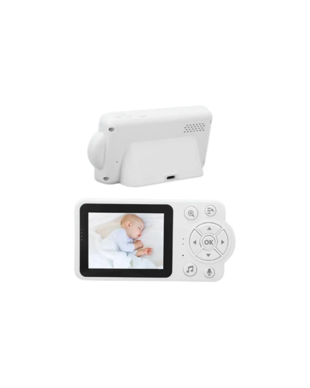 FHSS Teknolojili Güvenli Bebek Monitörü Net Görüntü