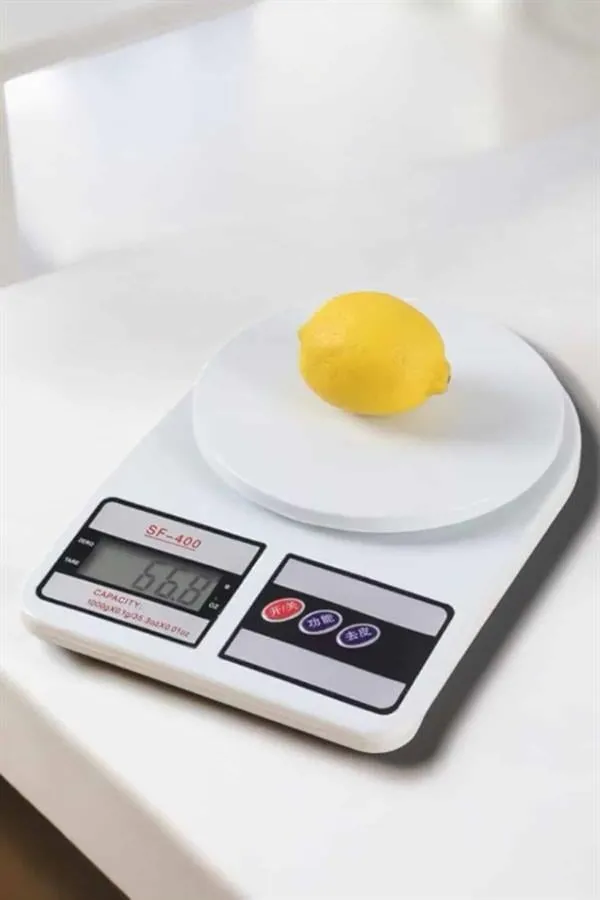 Kompakt Tasarım ve Tek Tuşla Sıfırlama Özelliğiyle Kullanımı Kolay Mutfak Tartısı