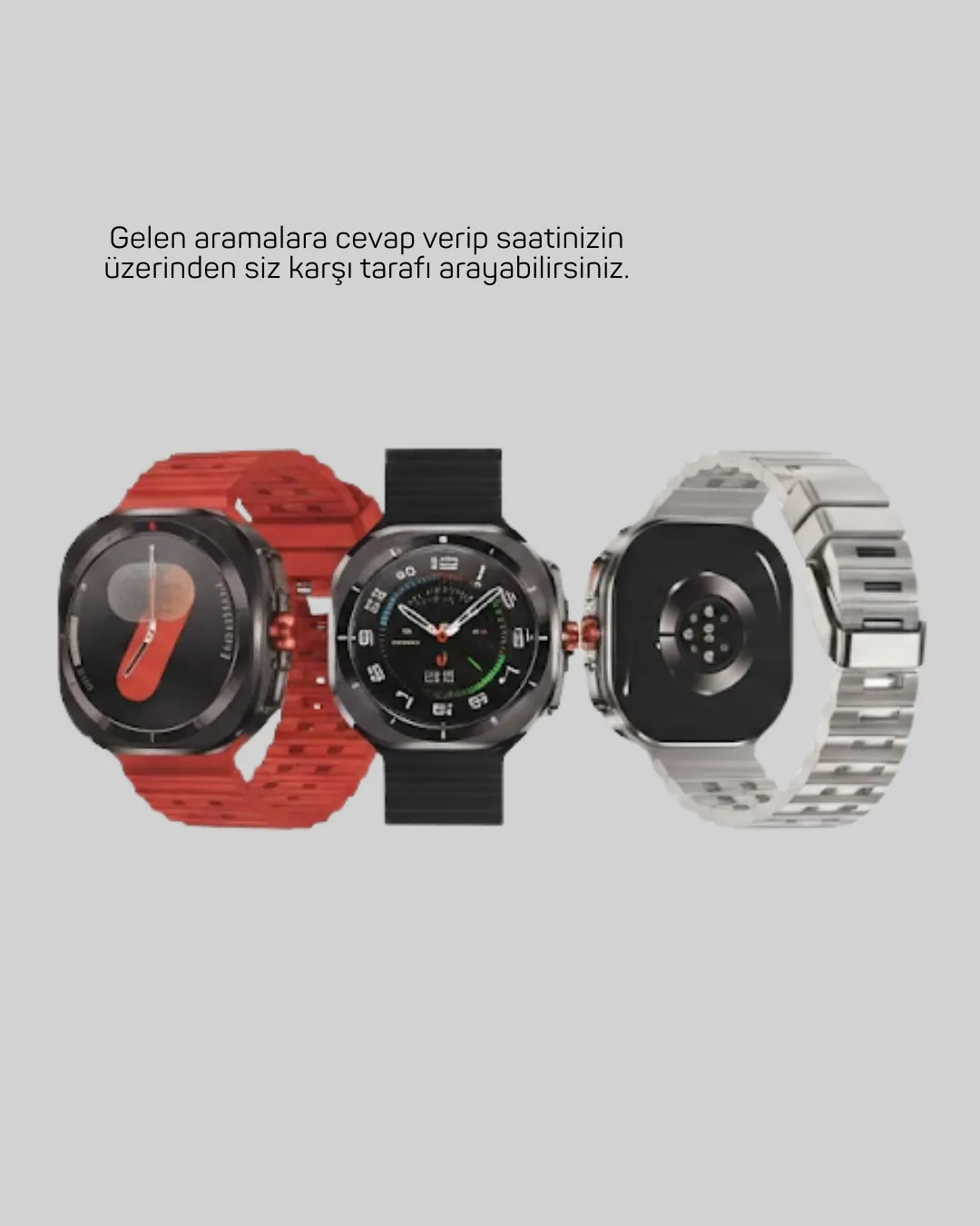 Kablosuz Şarjlı Akıllı Saat Tüm Telefonlarla Uyumlu Çok Fonksiyonlu