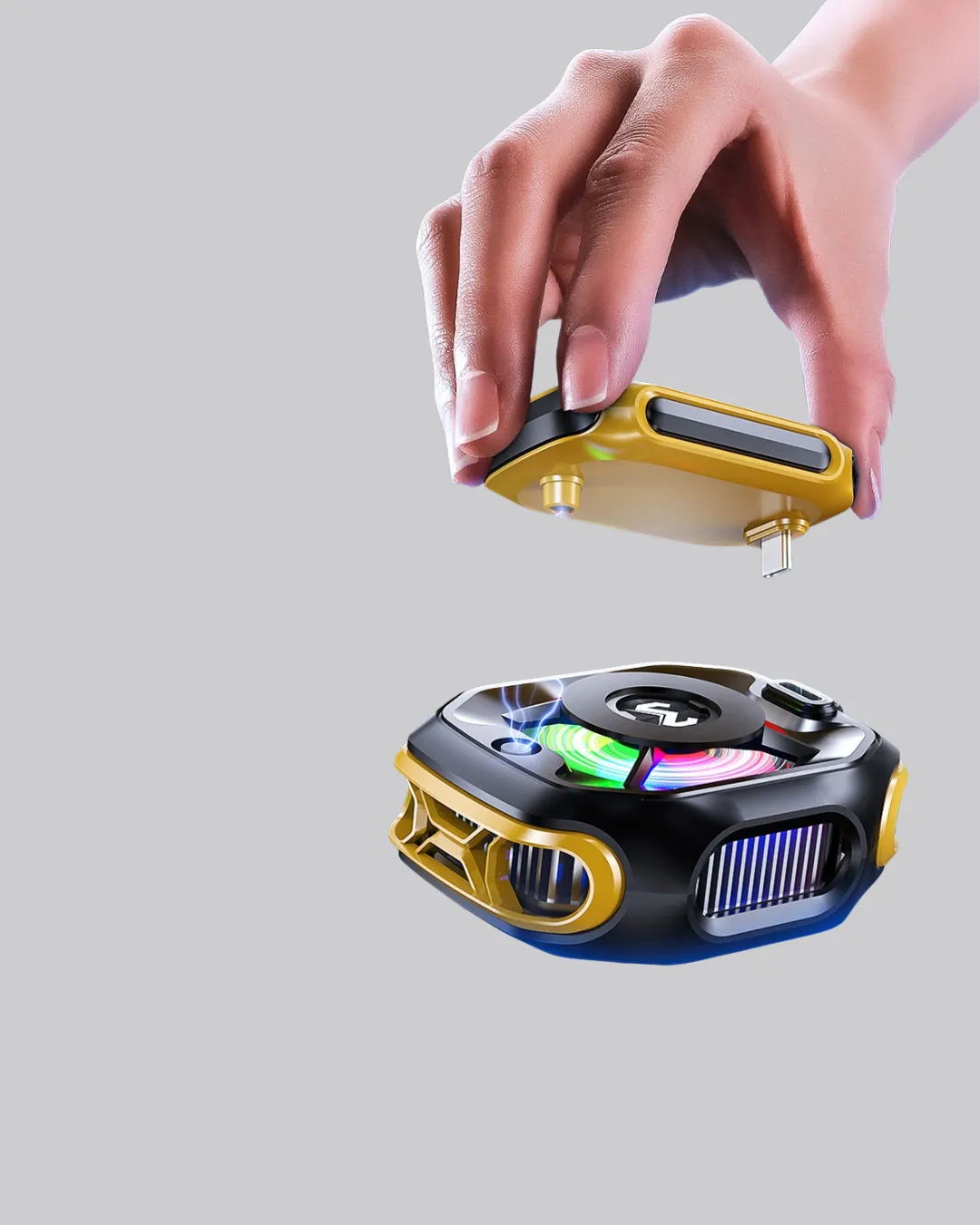 2000mAh Bataryalı Kablosuz Taşınabilir Cihaz Soğutucu