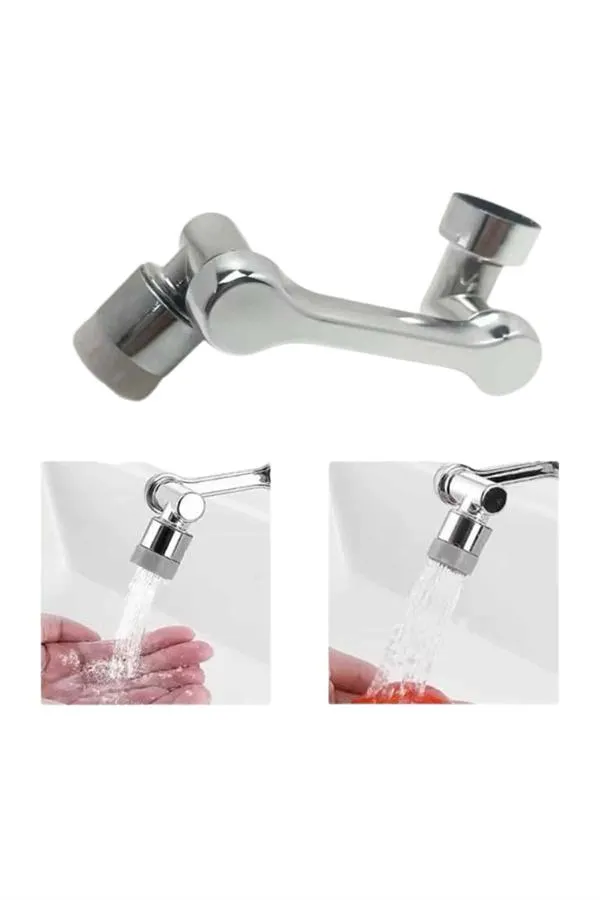 Dönebilen Musluk Başlığı Akrobat Mutfak Banyo Musluk Ucu Başlığı Oynar Başlıklı