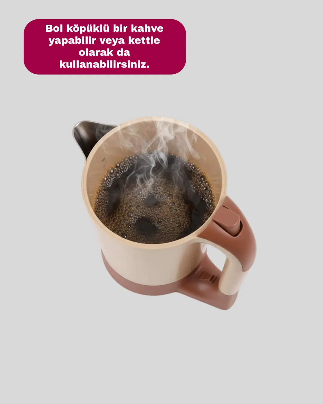 Pratik Türk Kahvesi Makinesi Bol Köpüklü Hızlı Kahve Hazırlama