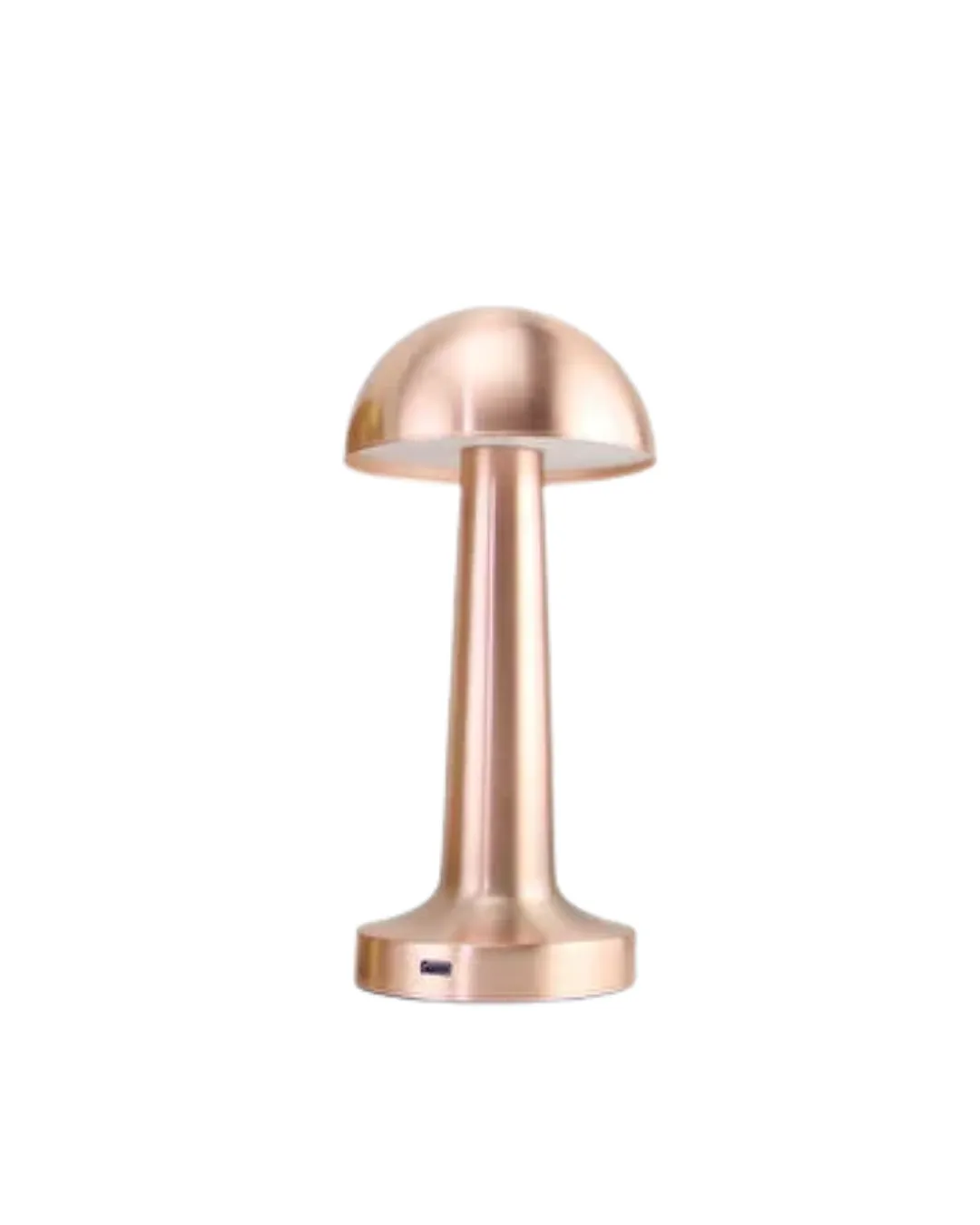 Bronz Dokunmatik Masa Lambası 3 Renk LED Şarjlı Kablosuz USB Çıkışlı