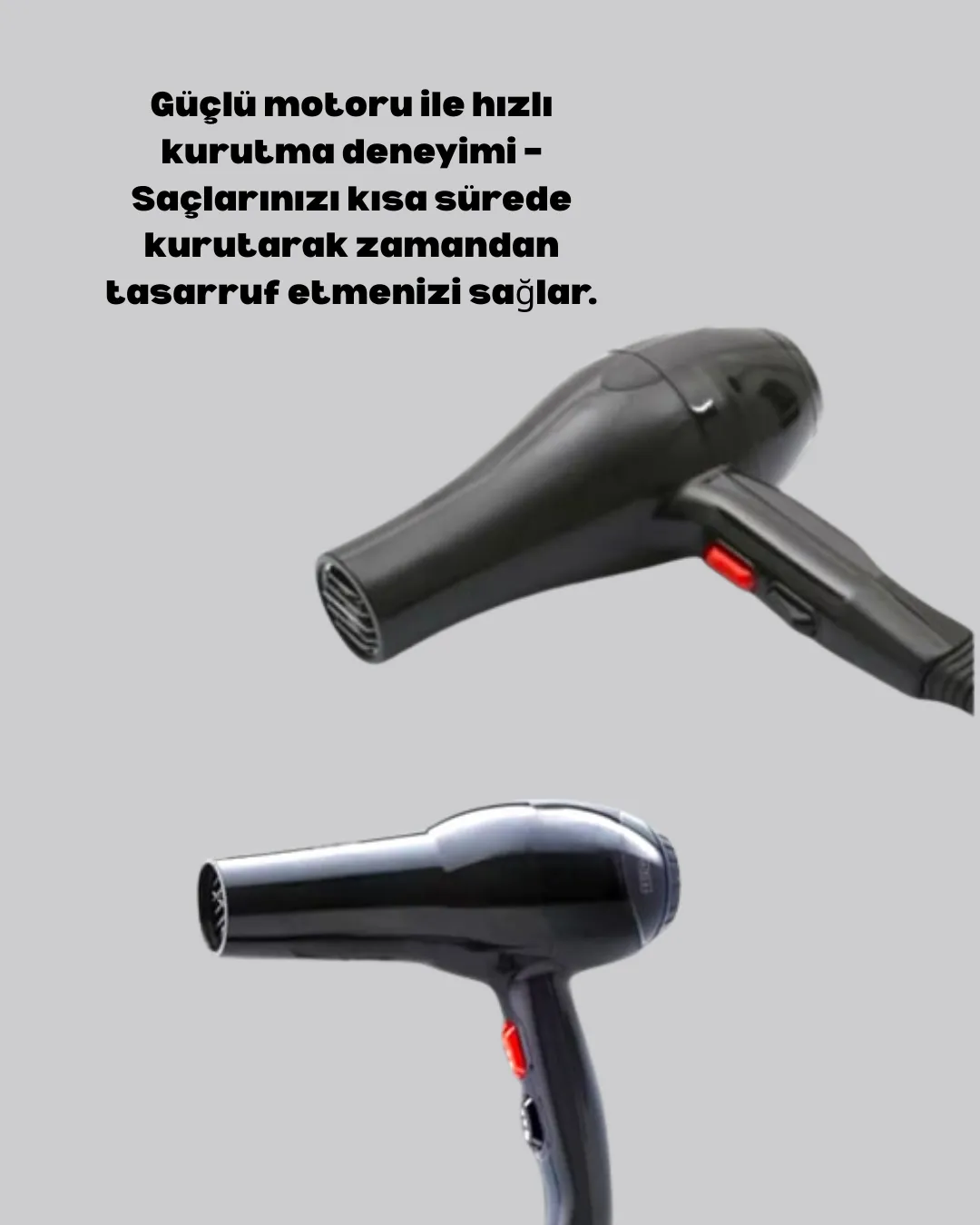 Soğuk Üfleme Özellikli 2200W Profesyonel Fön Makinesi