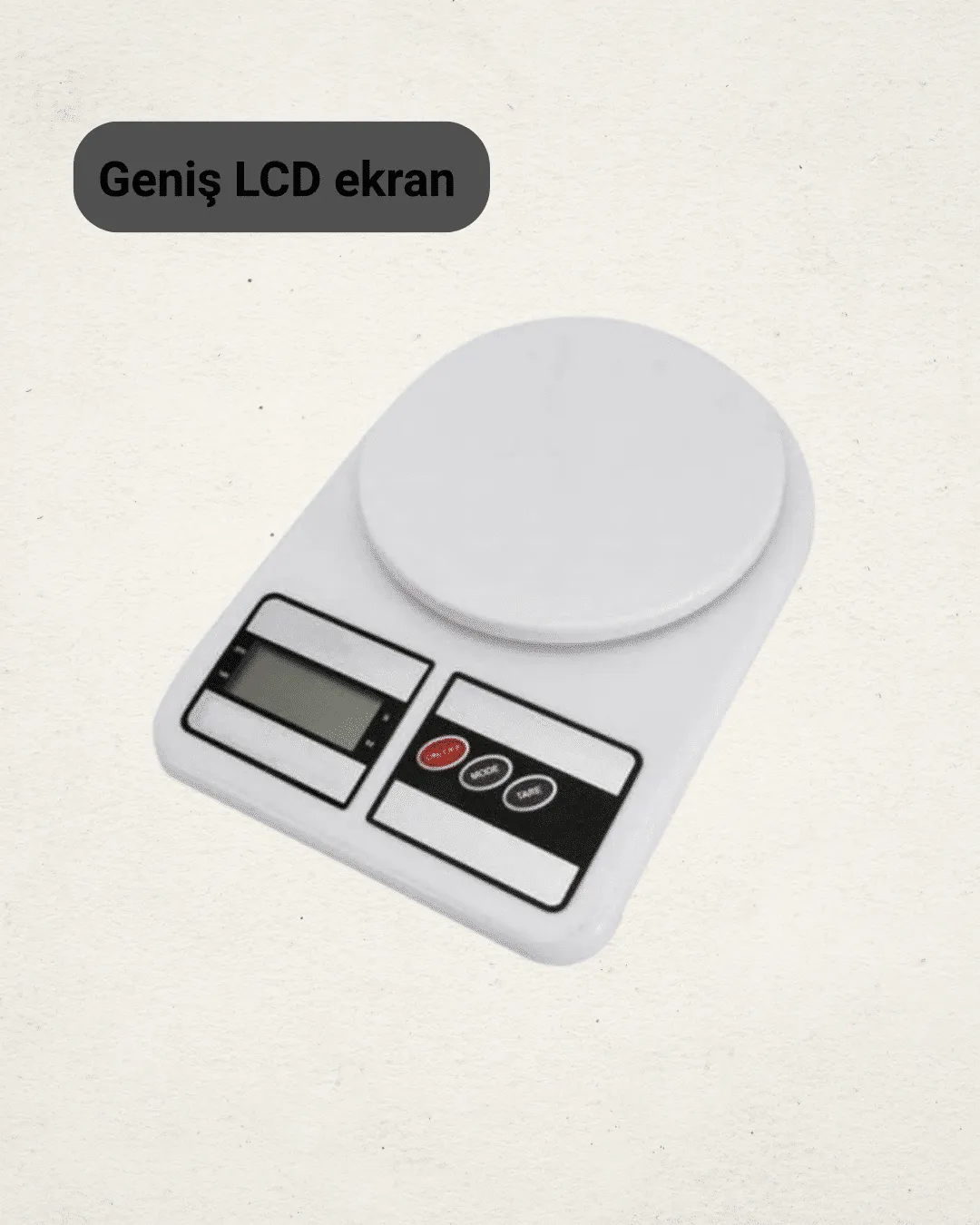 10 Kg Kapasiteli LCD Ekranlı Dijital Mutfak Tartıs