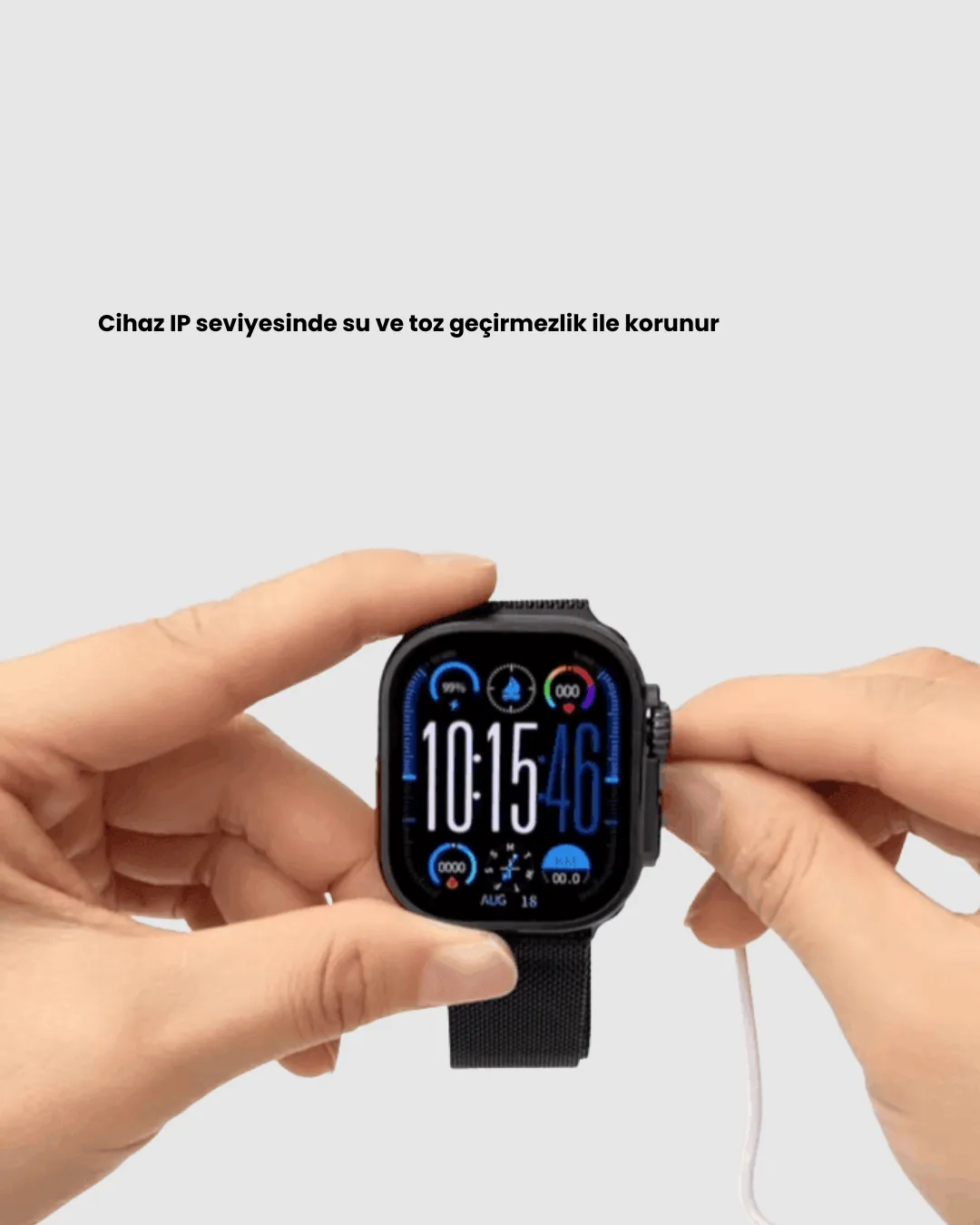 AMOLED Akıllı Saat 49mm Bluetooth Arama Spor ve Sağlık