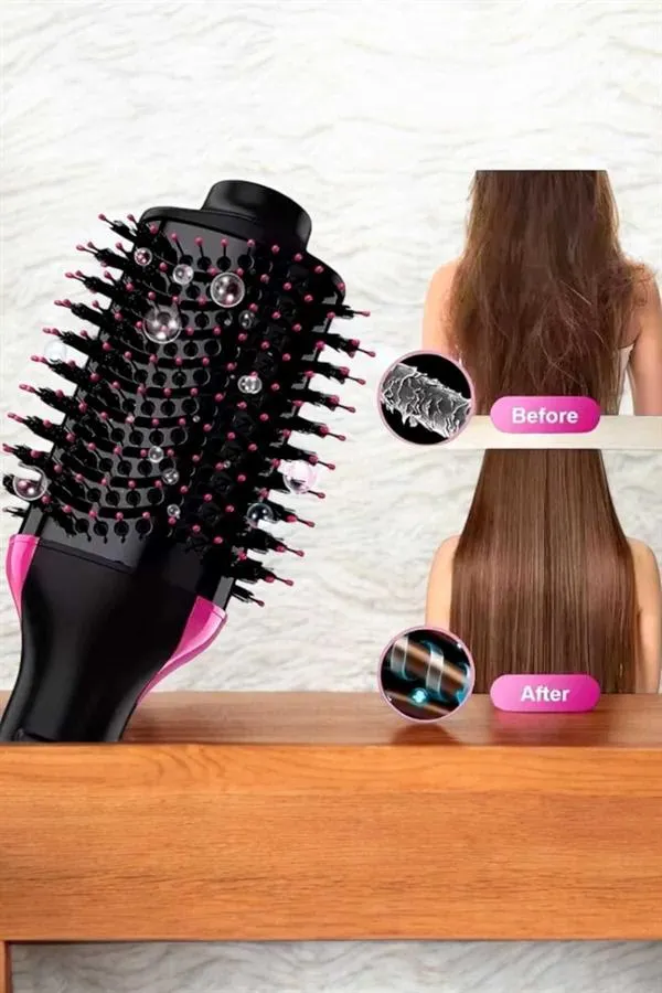 1200 Watt Gücünde, Negatif İyon Teknolojili, 3 Isı Kademeli Fön Tarağı