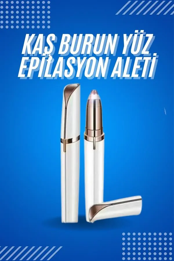 Yüz Epilatör Kıl Kaş Bıyık Tüy Alma Aleti Kaş Bıyık Alma Epilatörü