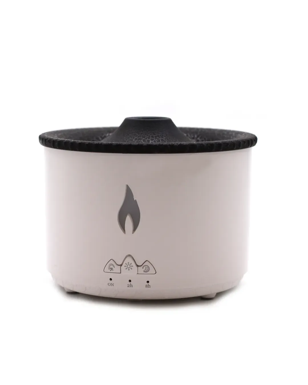 Ultrasonik Aromaterapi Difüzörü Alev Efektli Ortam Nemlendirici Zamanlayıcılı Sessiz Çalışma