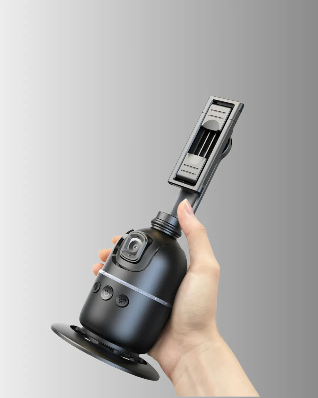 Telefon ve Kamera Uyumlu 360° Otomatik Takipli Akıllı Masa Tripodu