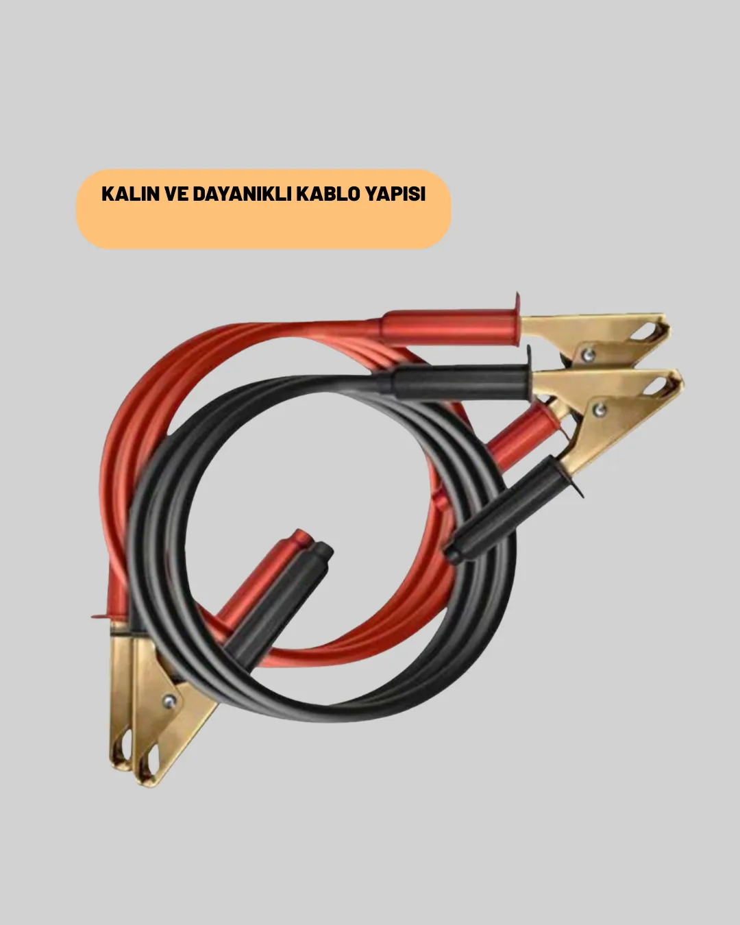 1200A Takviye Kablosu Araç Acil Yardım 2 Metre Güçlü Maşa