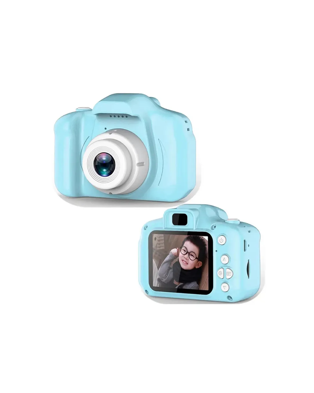 Mavi Taşınabilir Mini Kamera HD Video Fotoğraf Çekimli USB Şarjlı Hafıza Kart Destekli