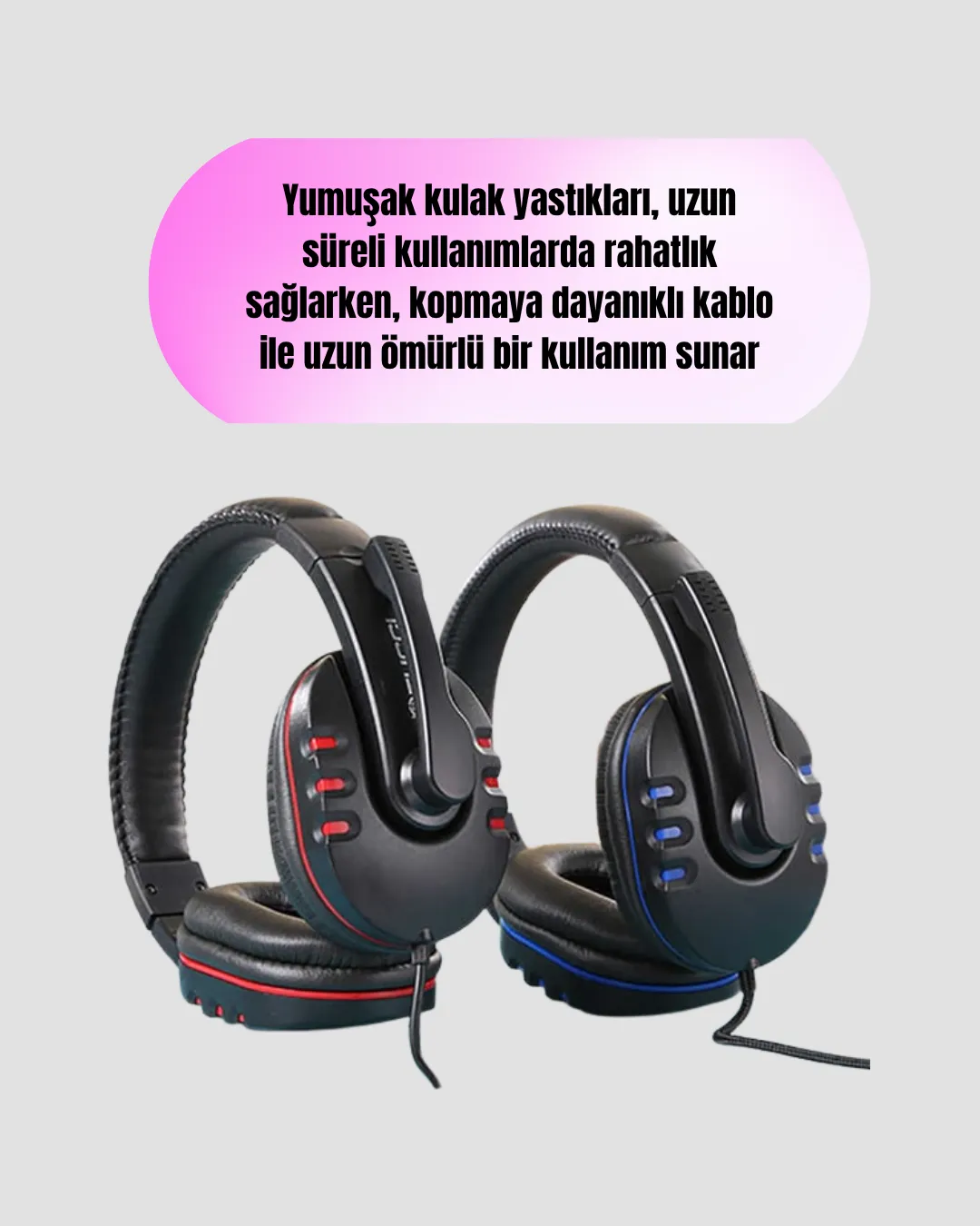 Stereo Gaming Kulaklık – Yüksek Ses Kalitesi, Ergonomik Yapı