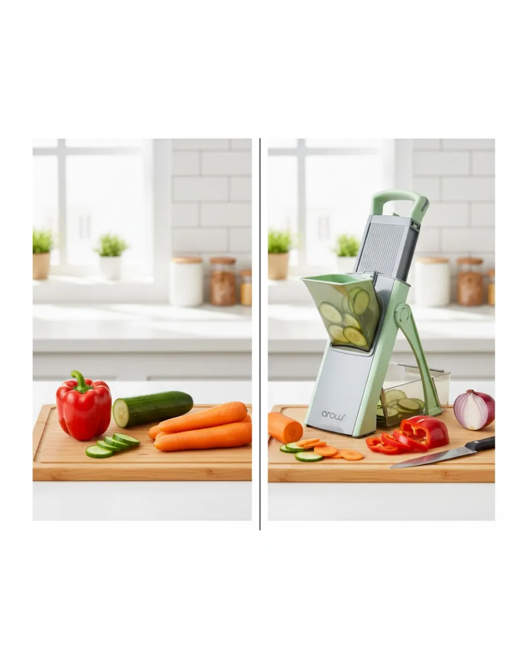 Modern Tasarımlı Çelik El Rendesi ve Doğrayıcı