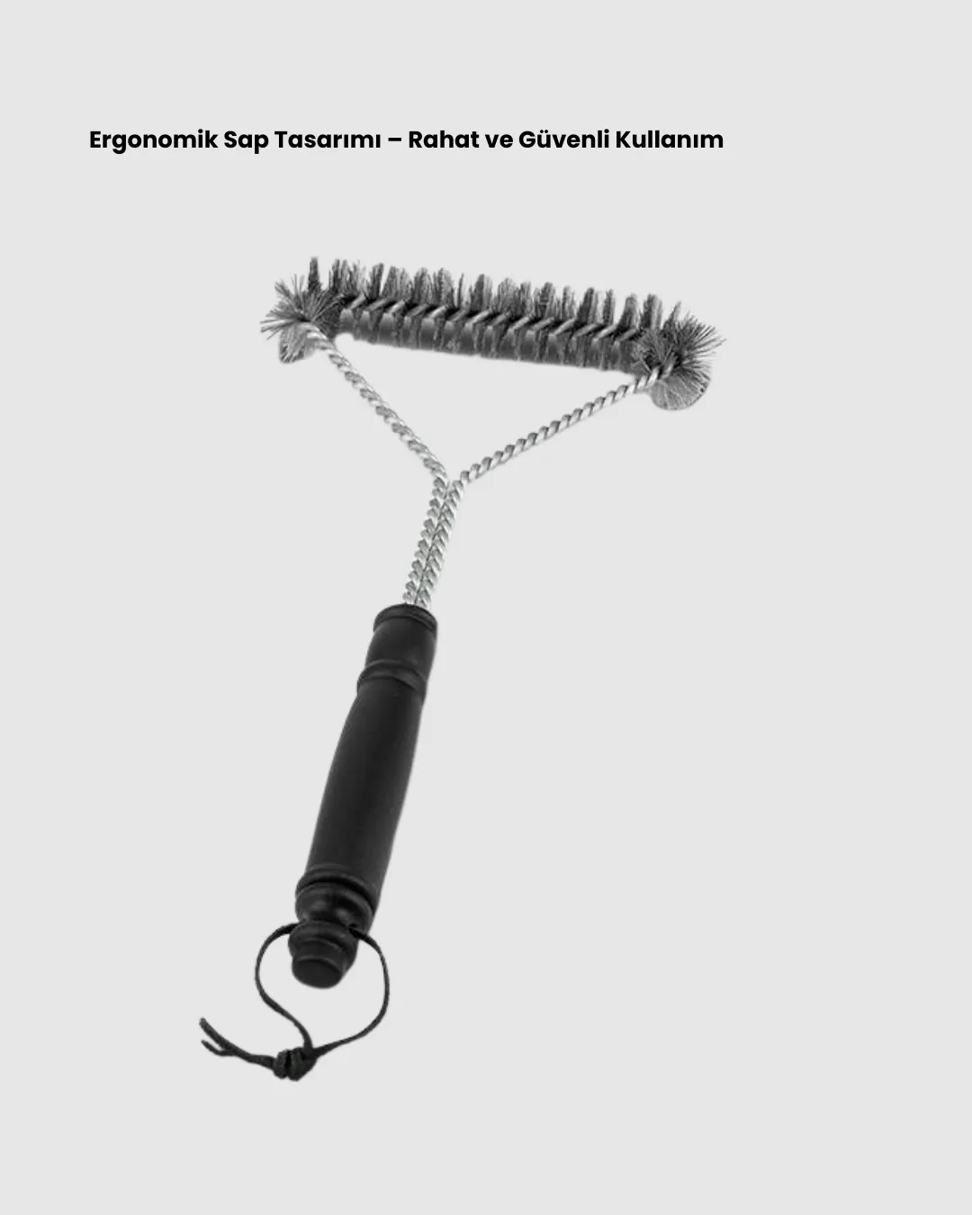 Tel Izgara Temizleme Fırçası BBQ Sonrası Kolay Temizlik