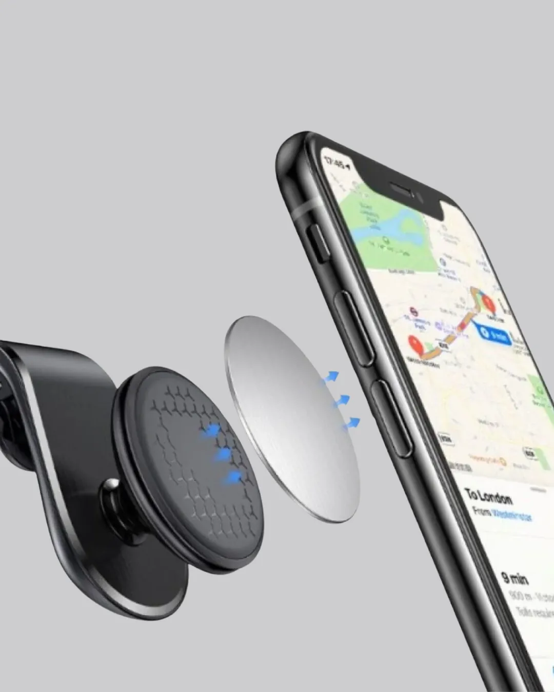 Kalorifer Izgaralı Manyetik Telefon Tutucu – Sarsıntı Geçirmez