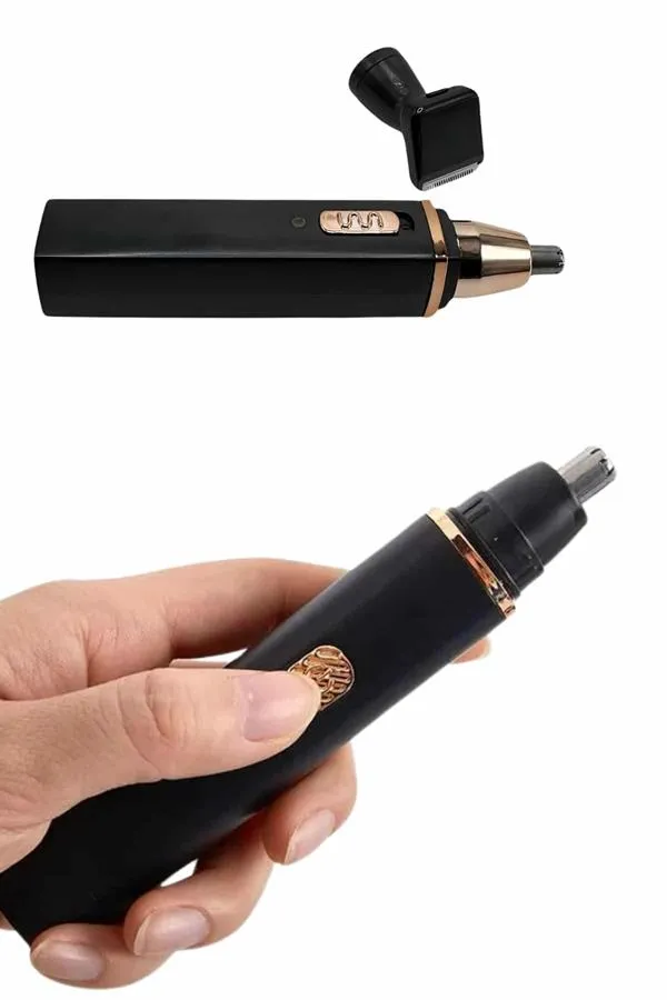 Kulak Burun Tıraş Makinesi Taşınabilir Şarjlı 3 Başlıklı Uzun Ömürlü