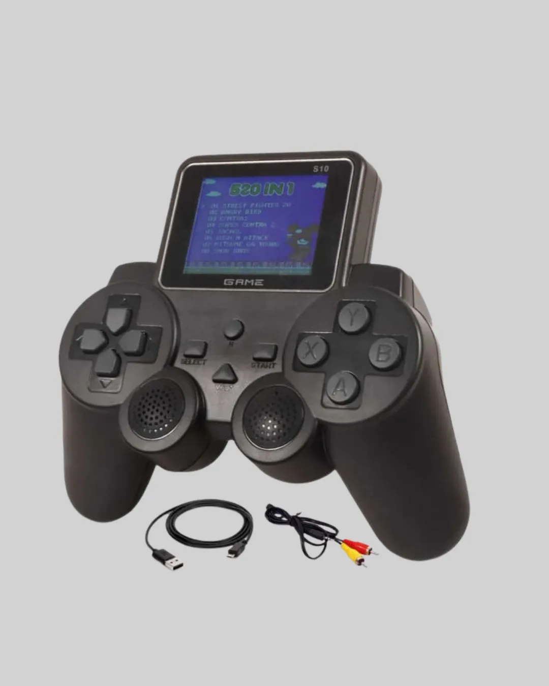 Çocuklar ve Yetişkinler İçin Uygun 500 Oyunlu Taşınabilir Mini Retro El Konsolu