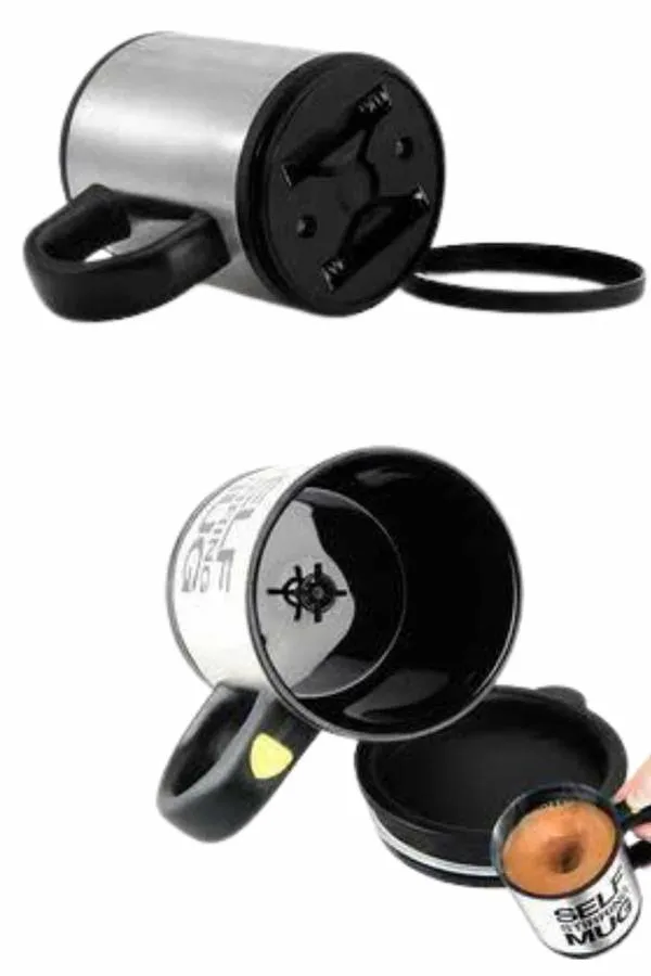 Karıştırıcı Özellikli Mikser Kupa Bardak Termos Bardak