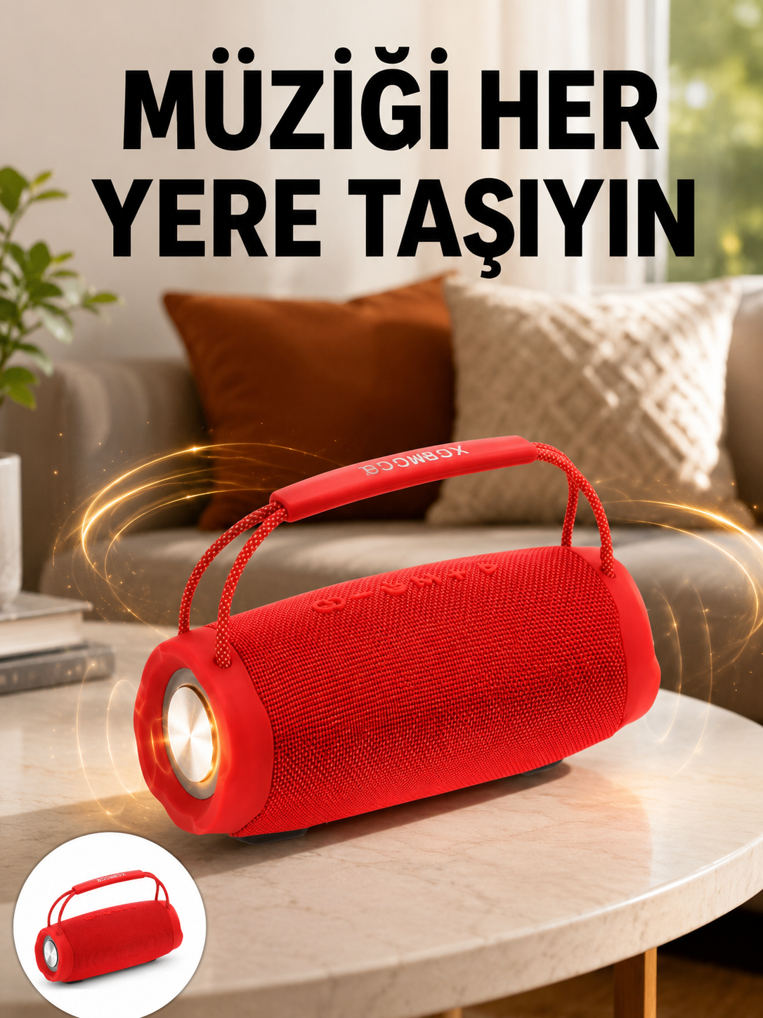 IPX6 Su Geçirmez Bluetooth 5.1 Taşınabilir Hoparlör Çift 10W