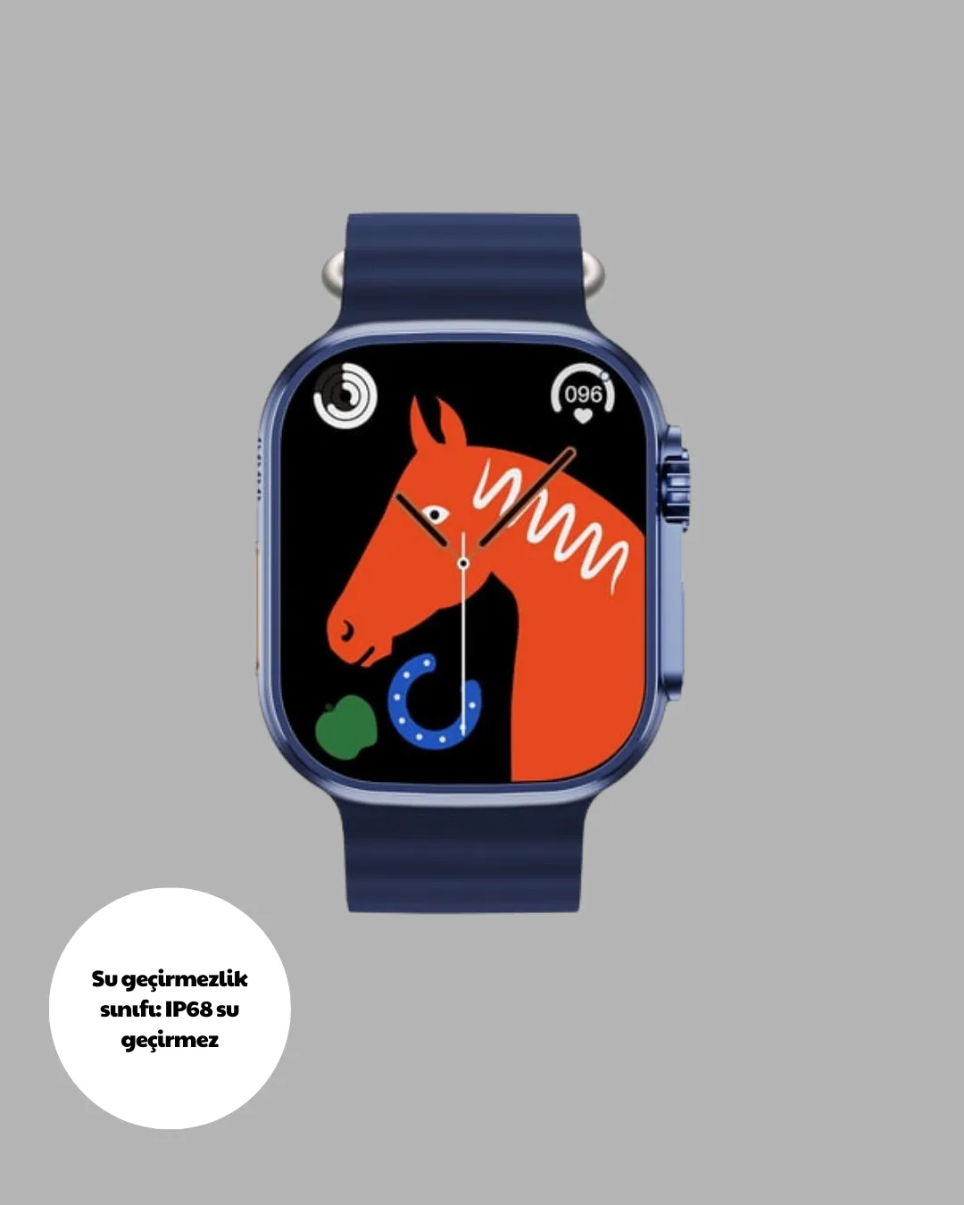 Ultra Akıllı Saat 420x480 IPS Ekran Kalp Atış