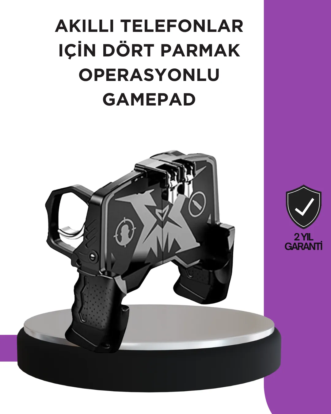 Tetikli Mobil Gamepad Ergonomik Kavramalı Oyun Aparatı
