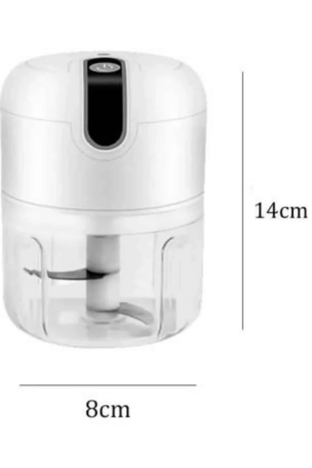 Rondo Doğrayıcı 250 ML Taşınabilir USB Şarjlı Pratik El Rondo Blender