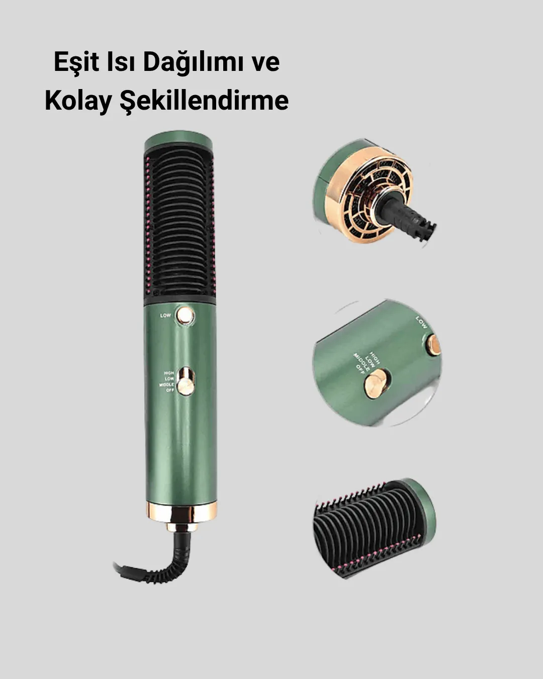 200°C Seramik Plakalı Saç Düzleştirici – Elektriklenme Önleyici İyon Teknolojisi