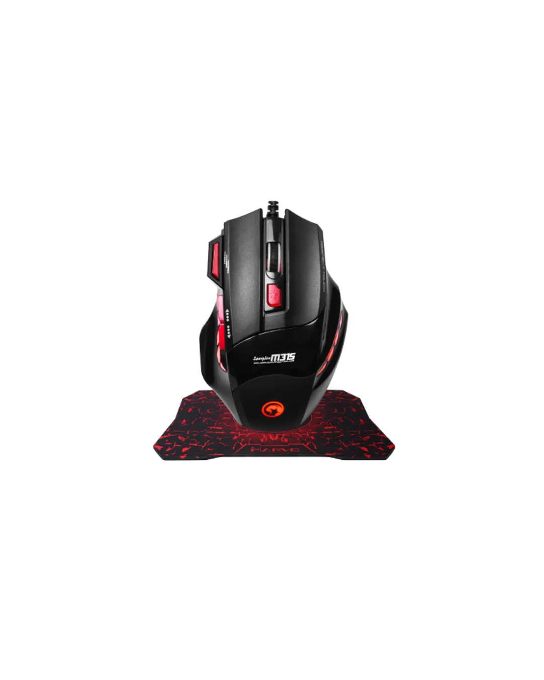 Işıklı Oyuncu Mouse ve Mousepad Seti Ergonomik Tasarım ve RGB Aydınlatma