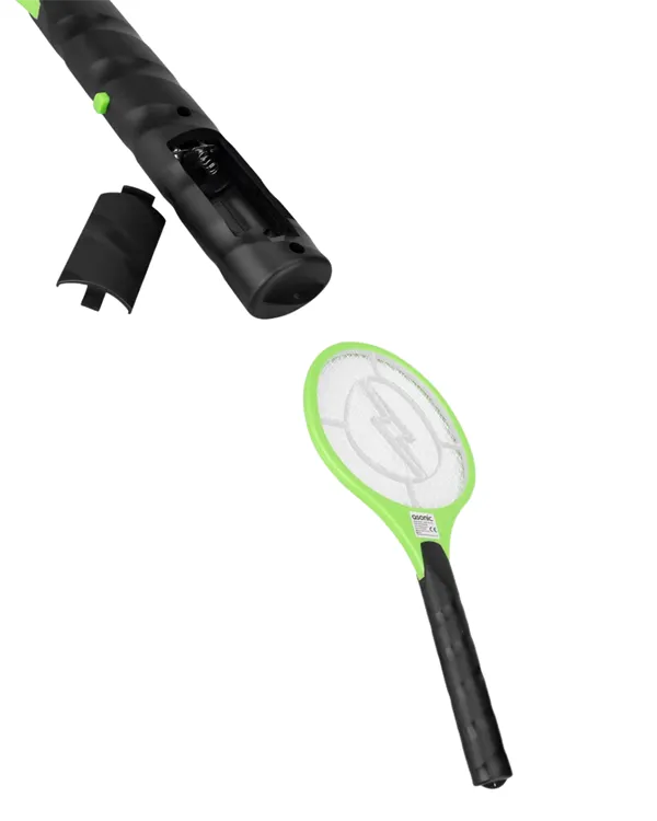 Yüksek Gerilimli Elektronik Sinek Öldürücü – Pil ile Çalışan, Güvenlik Izgaralı