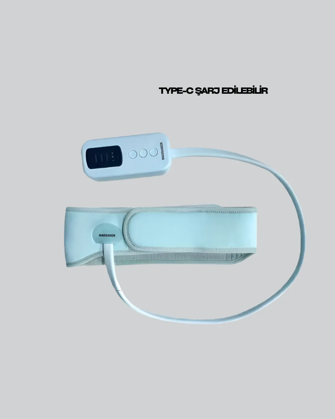 Baş ve Şakak Masaj Aleti Isı Destekli Derin Rahatlama