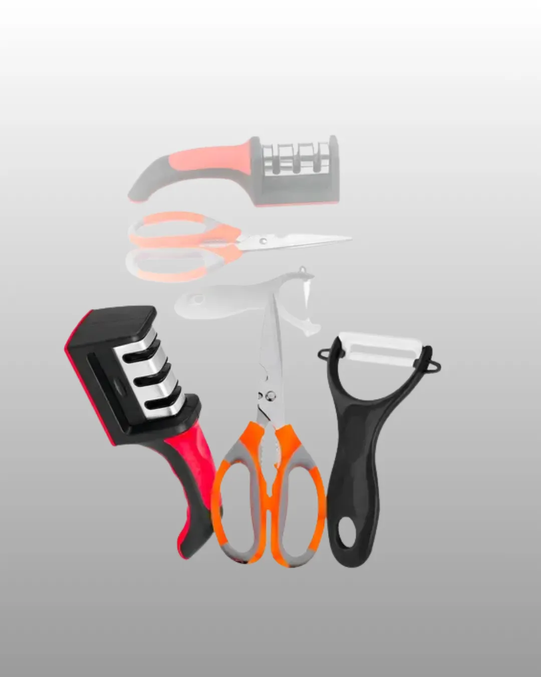 Çok Fonksiyonlu Mutfak Makas Seti –Pratik Mutfak Yardımcısı