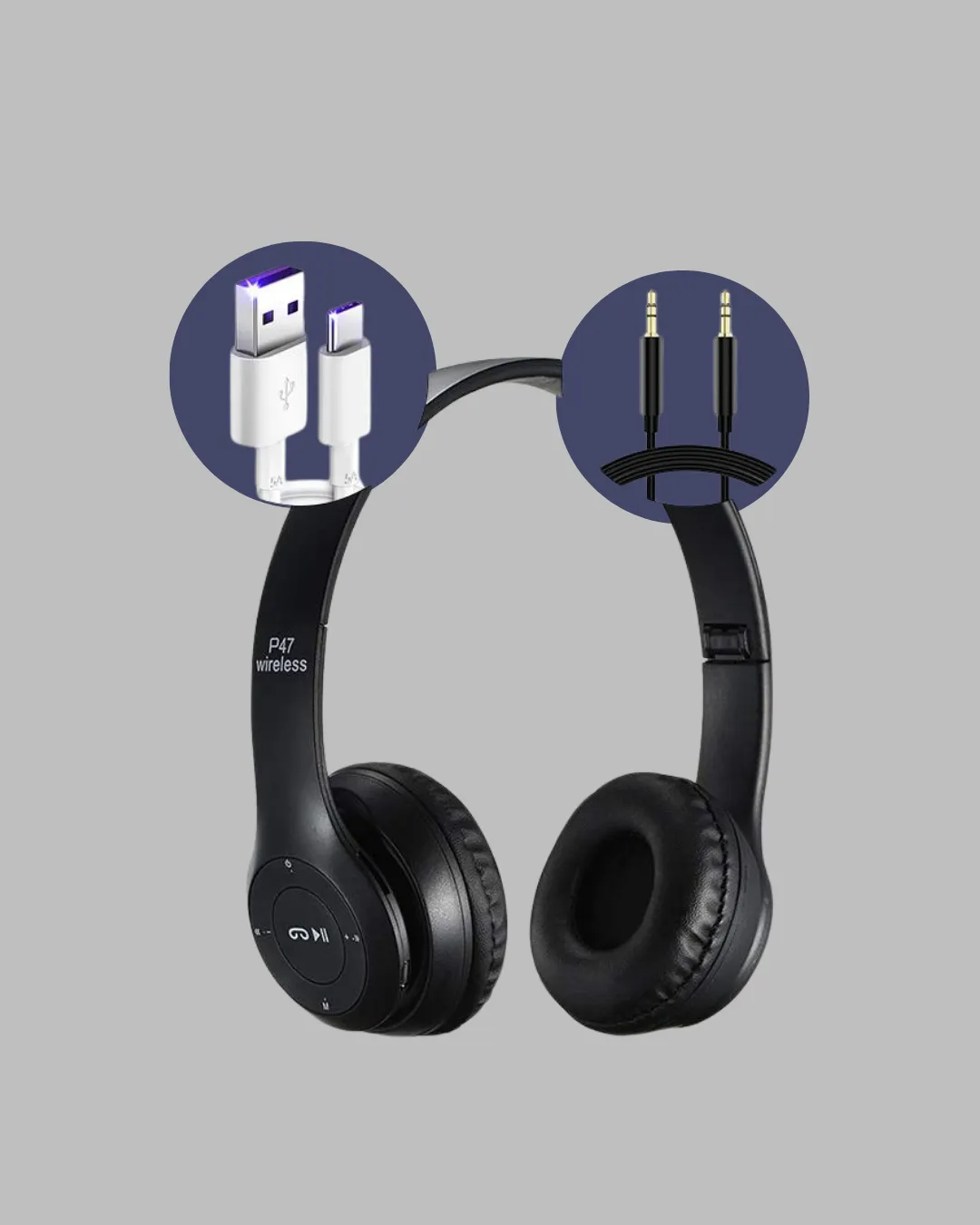 Kablolu & Kablosuz Kullanım Seçeneği Sunan Stereo Bluetooth Kulaklık