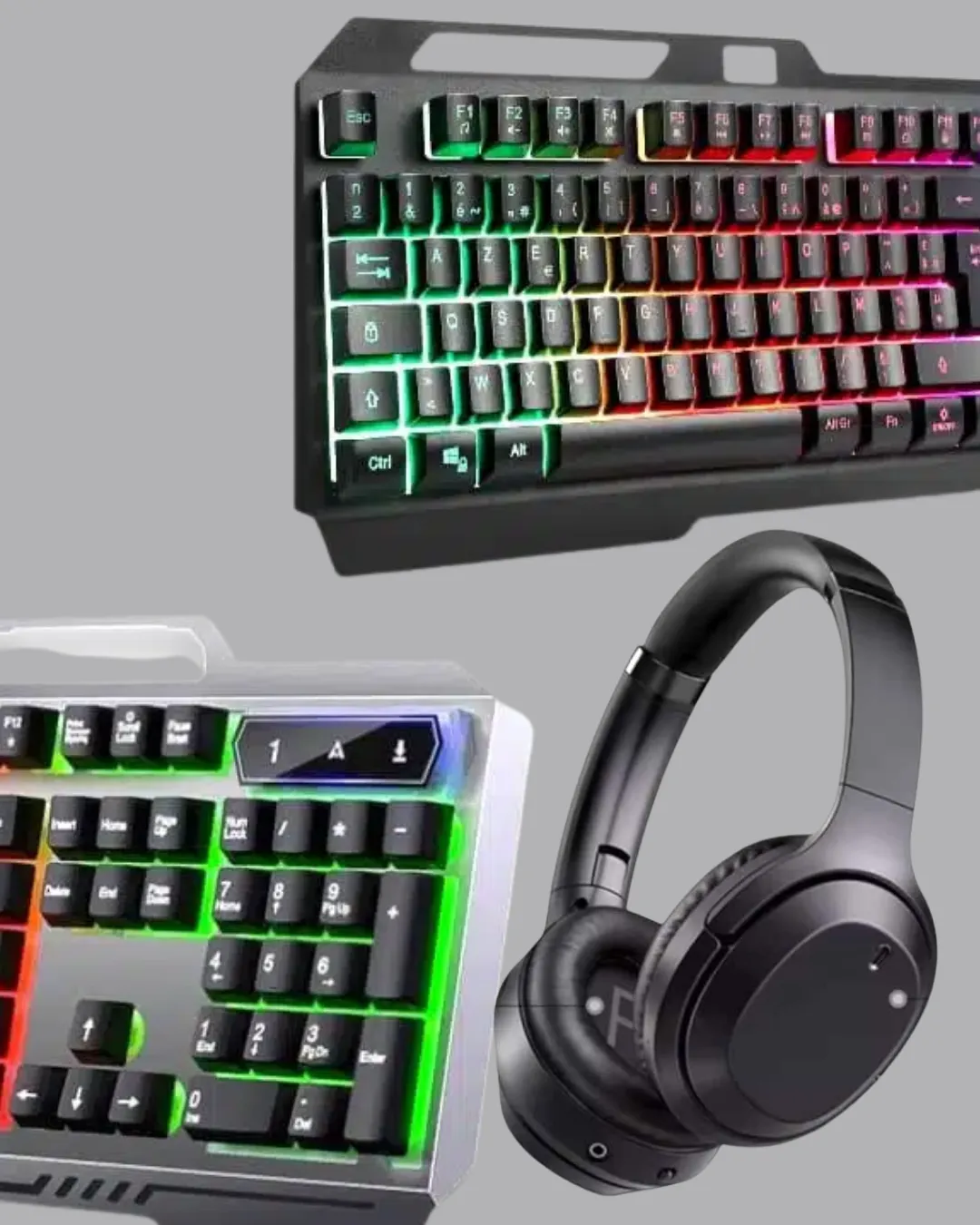 HN01 KULAKLIK + PG-8018 OYUNCU KLAVYESİ SET