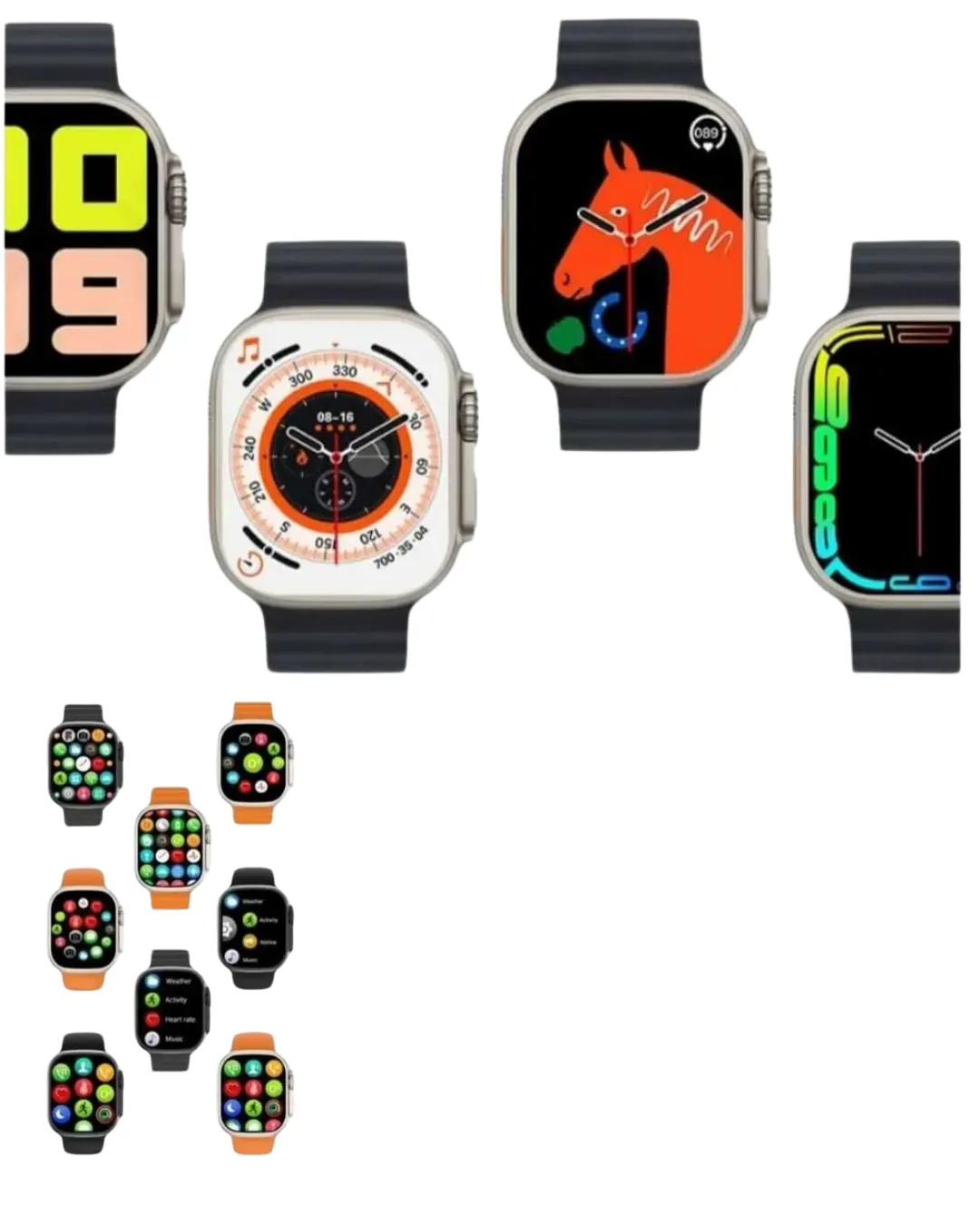 2025 Model Akıllı Saat Kordon Hediyeli Çağrı Cevaplama Uzun Pil Süreli Android İOS Uyumlu