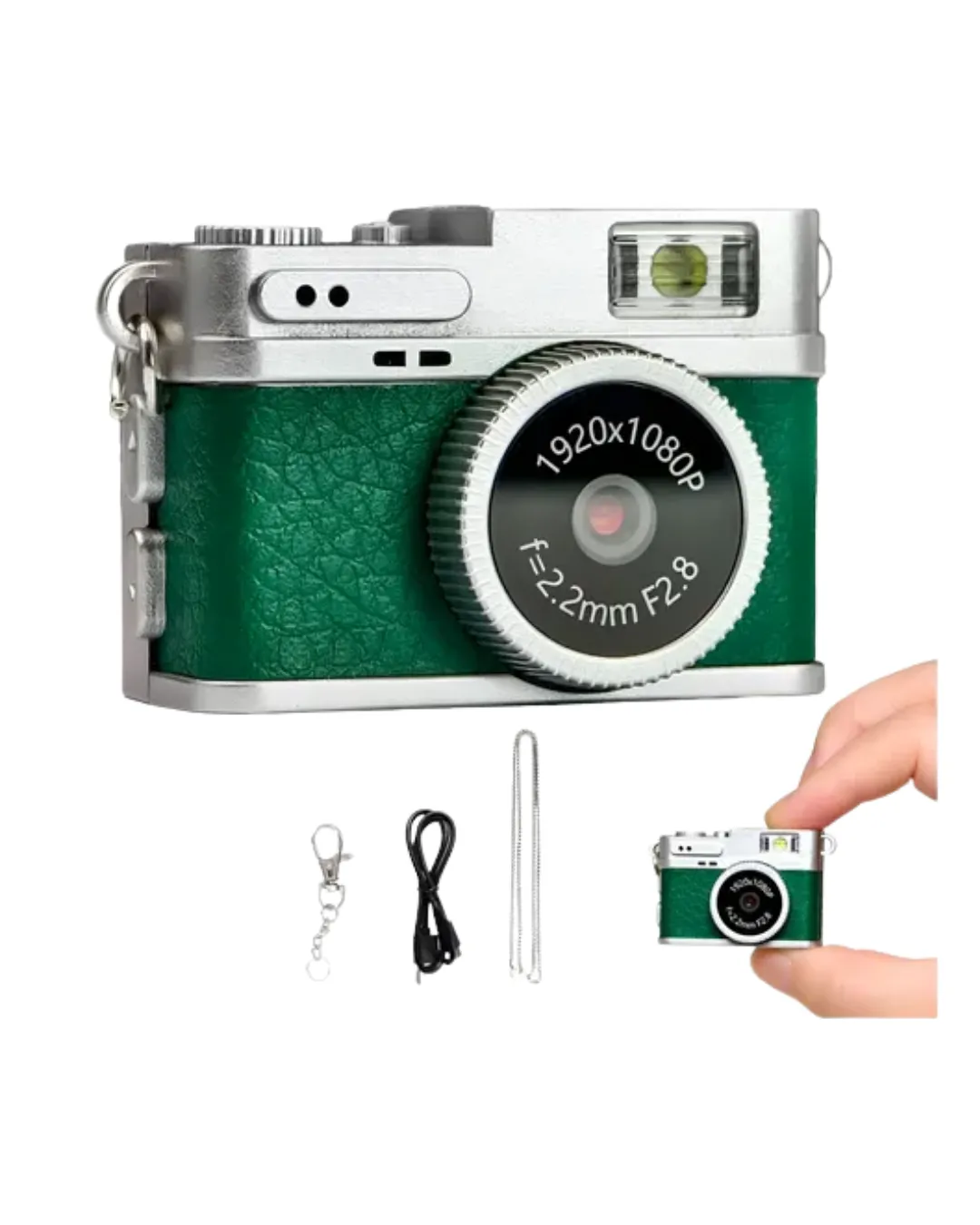 Ultra Mini Dijital Fotoğraf Makinesi 4K 1080P HD Video Çekim Cep Kamerası