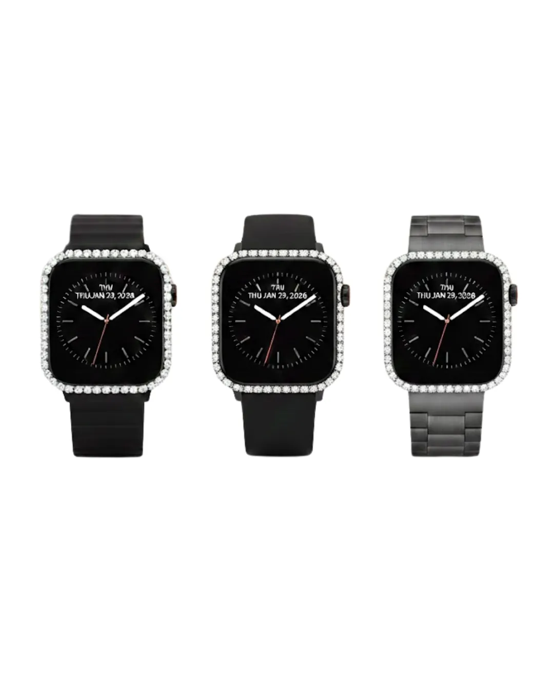 Akıllı Saat Uyumlu Çoklu Kordon ve Aksesuar Seti